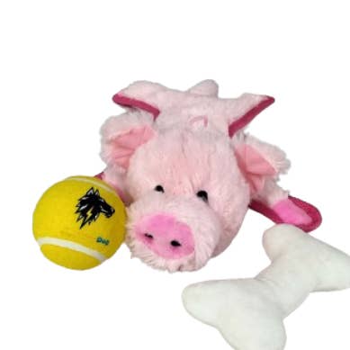 Fuzzy - Pink Piggy for wholesale by Lightning Dog