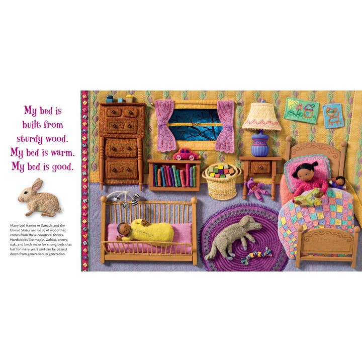 HarperCollins - Wholesale Preschool Book (3-5) - My Bed: Enchanting Ways to Fall Asleep Around the World3
