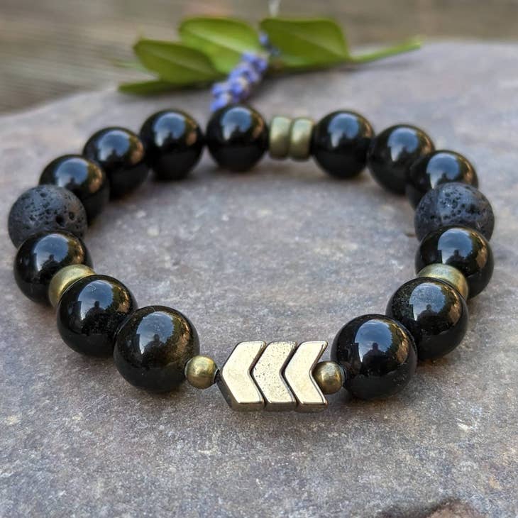 Hematite 2025 arrow bracelet