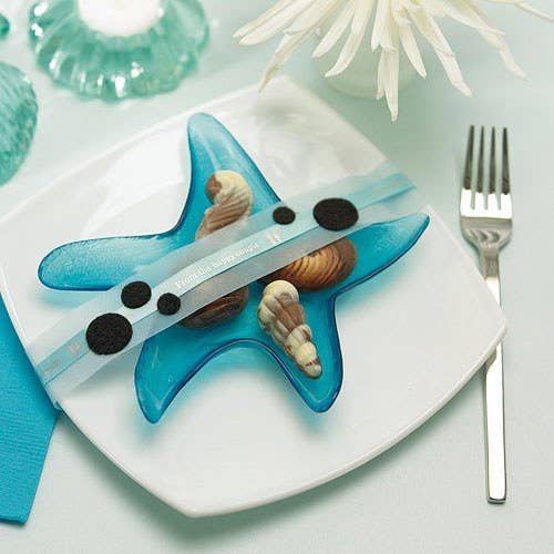Weddingstar Inc. - Wholesale Candle Holder - Starfish Glass Candle Holders / Dishes - Small