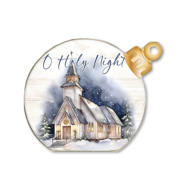 ORNAMENT DECORATIVE TABLETOP SITTER O HOLY NIGHT 2 for wholesale by Jarmz Designs