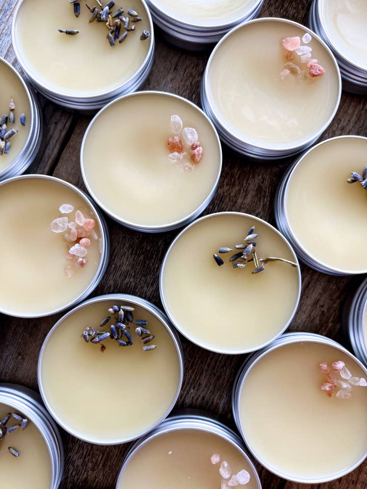 Lip Balm Tins for wholesale by Barbara Alanis Handmade