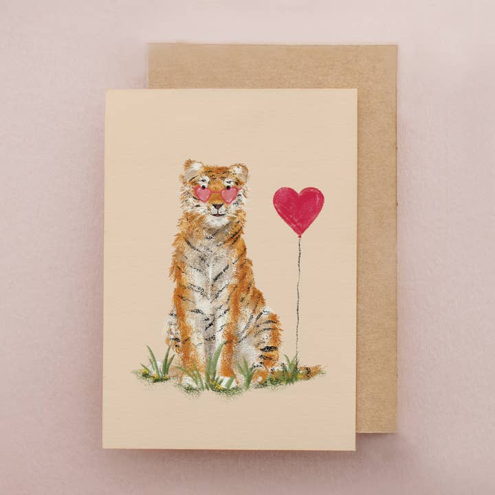 Tiger for wholesale by Lib's Cards
