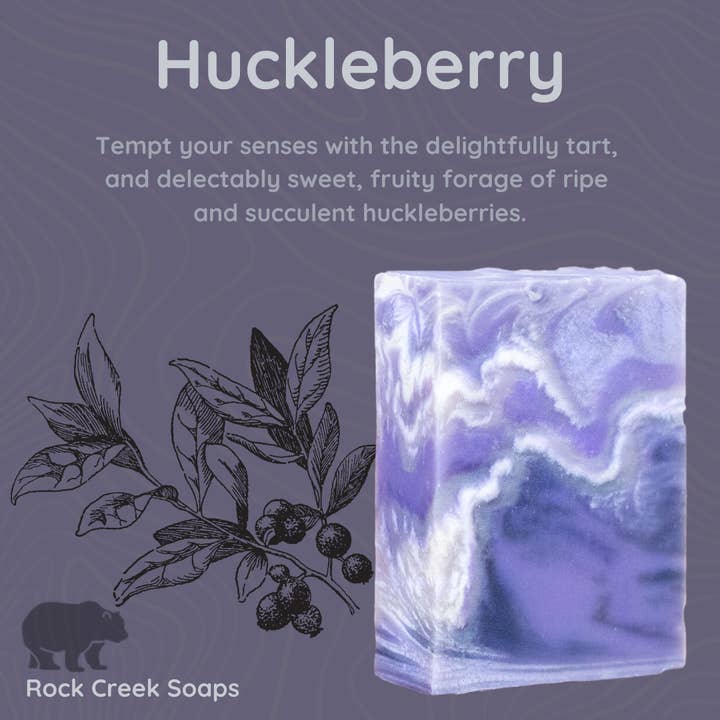 Rock Creek Soaps - Wholesale Bar Soap - Huckleberry Bar Soap