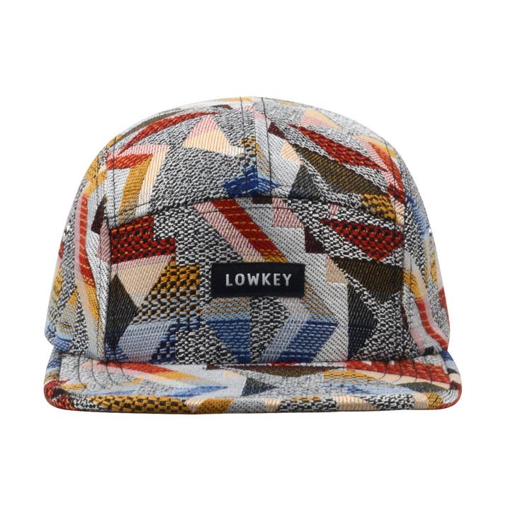 HatPhile Patchwork 5-Panel Hat – Lowkey Epiphany Blessings Design for wholesale by HATPHILE