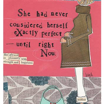 Calypso Cards LLC - Wholesale Baby Card - EXACTLY PERFECT SHOWER GREETING CARD 4.5 x 6.25"