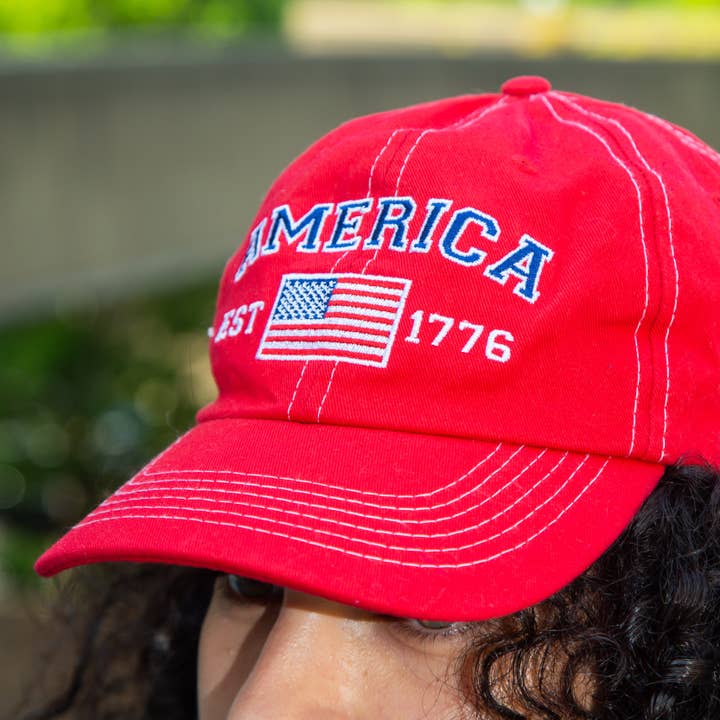 National Archives Foundation - Wholesale Baseball Cap - Unisex - America Est 1776 Baseball Cap2