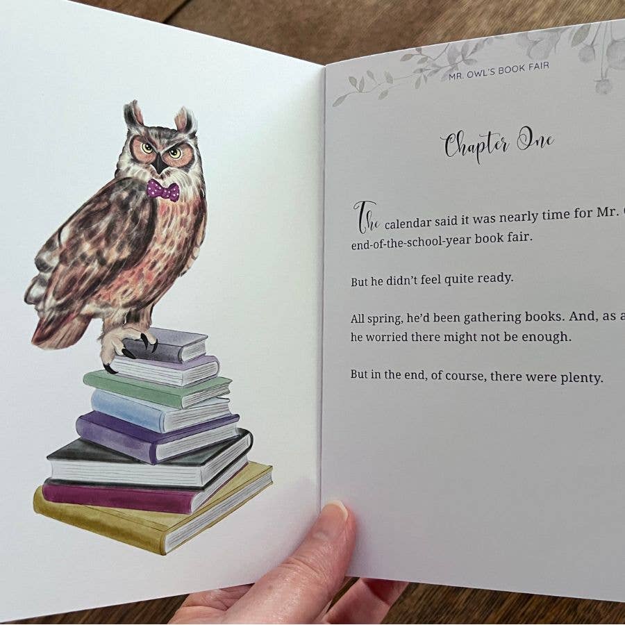 Read+Purr - Wholesale Early Reader Book (6-8) - book - paperback - 5x7 - "Mr. Owl's Book Fair"2