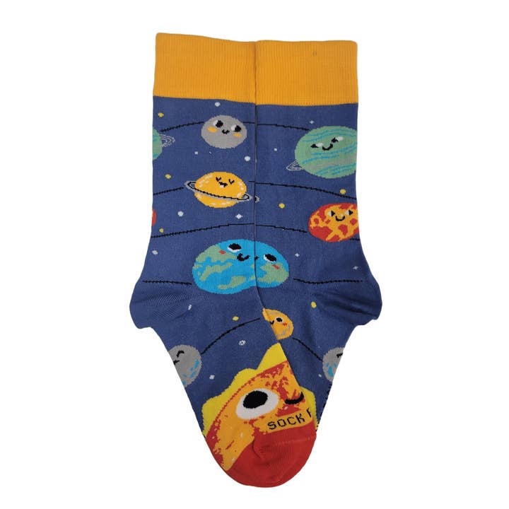 Meias Planetas Felizes da Sock Panda (Adulto Pequeno - Tamanhos de Calçado 32-35) por atacado de Sock Panda
