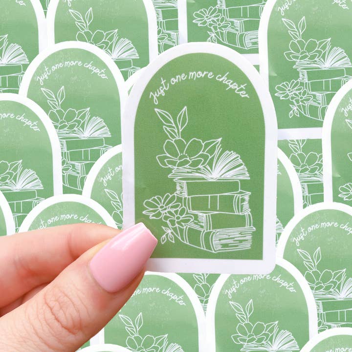 Typo Lettering Co - Wholesale Sticker - Just one more chapter waterproof sticker0