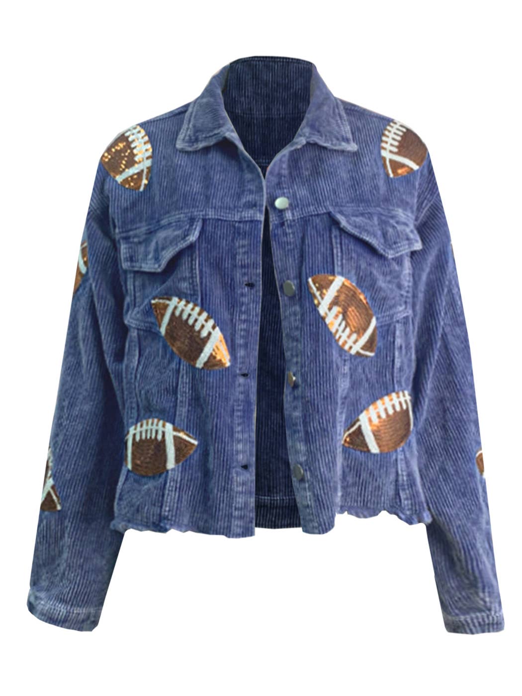 HIDDENBRAND - Wholesale Jacket - Women's - Boyfriend Oversized Corduroy Jacket8