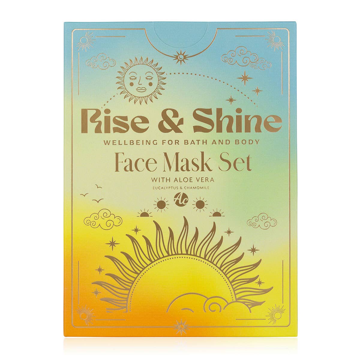 Accentra – Großhandel Gesichtsmaske – 3x Gesichtsmaske / Tuchmasken mit Aloe Vera RISE & SHINE1