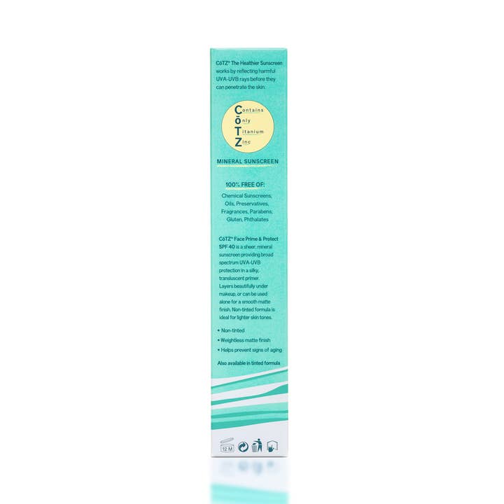 CoTZ The Healthier Sunscreen - Wholesale Sunscreen - Face Prime & Protect Non-Tinted SPF 40