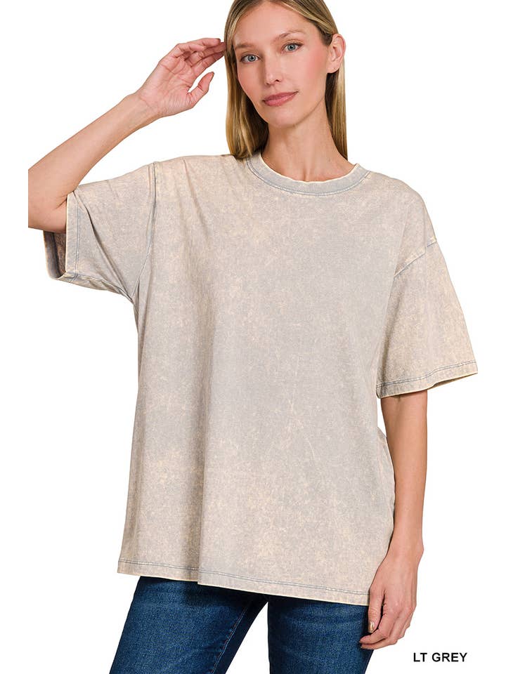 42POPS - Vendita all'ingrosso Top in maglia - Donna - ...._ Top a Maniche Corte Oversize Lavato Vintage