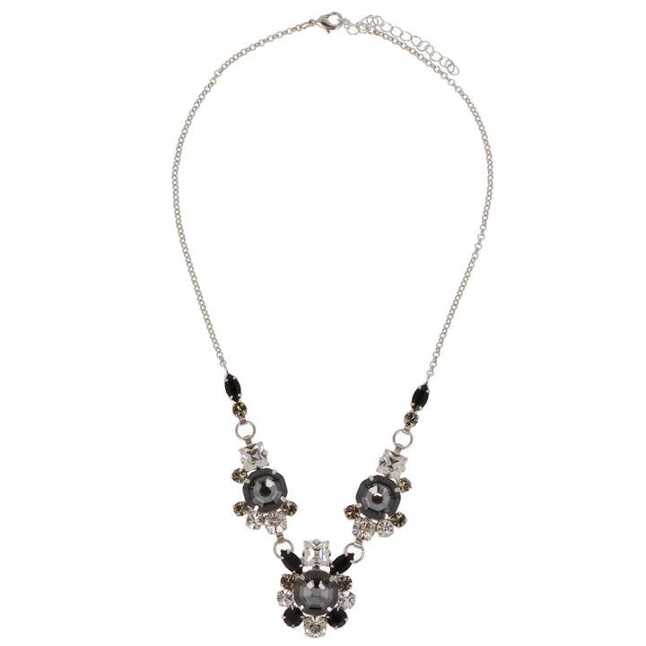 Lalique Halskæde Grå - Rhodium, Håndlavet for engroshandel hos OTAZU