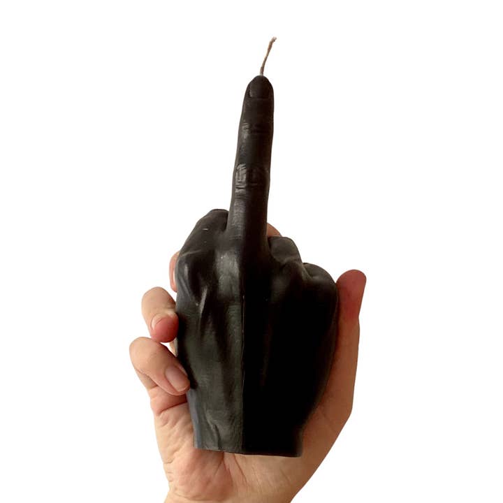 Black Hand candle - Original F*ck gesture for wholesale by Agora Home