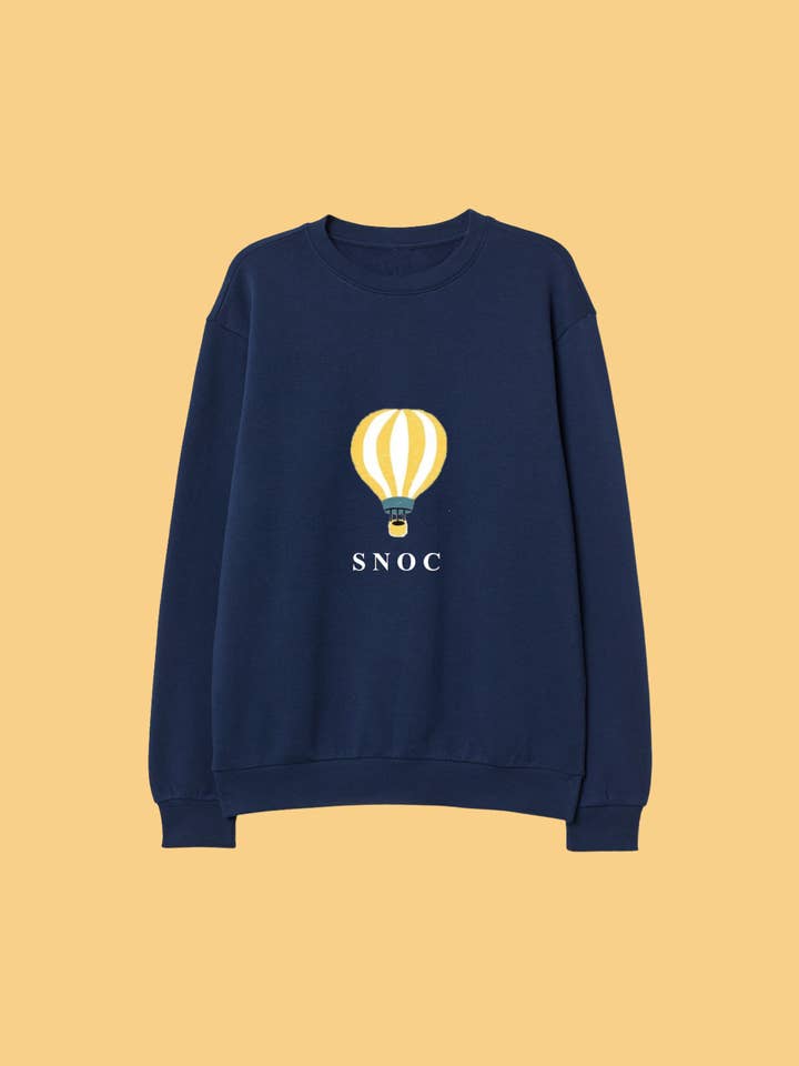SNOC - Wholesale Graphic Sweatshirt - Unisex - SNOC GLOBE SWEATSHIRT
