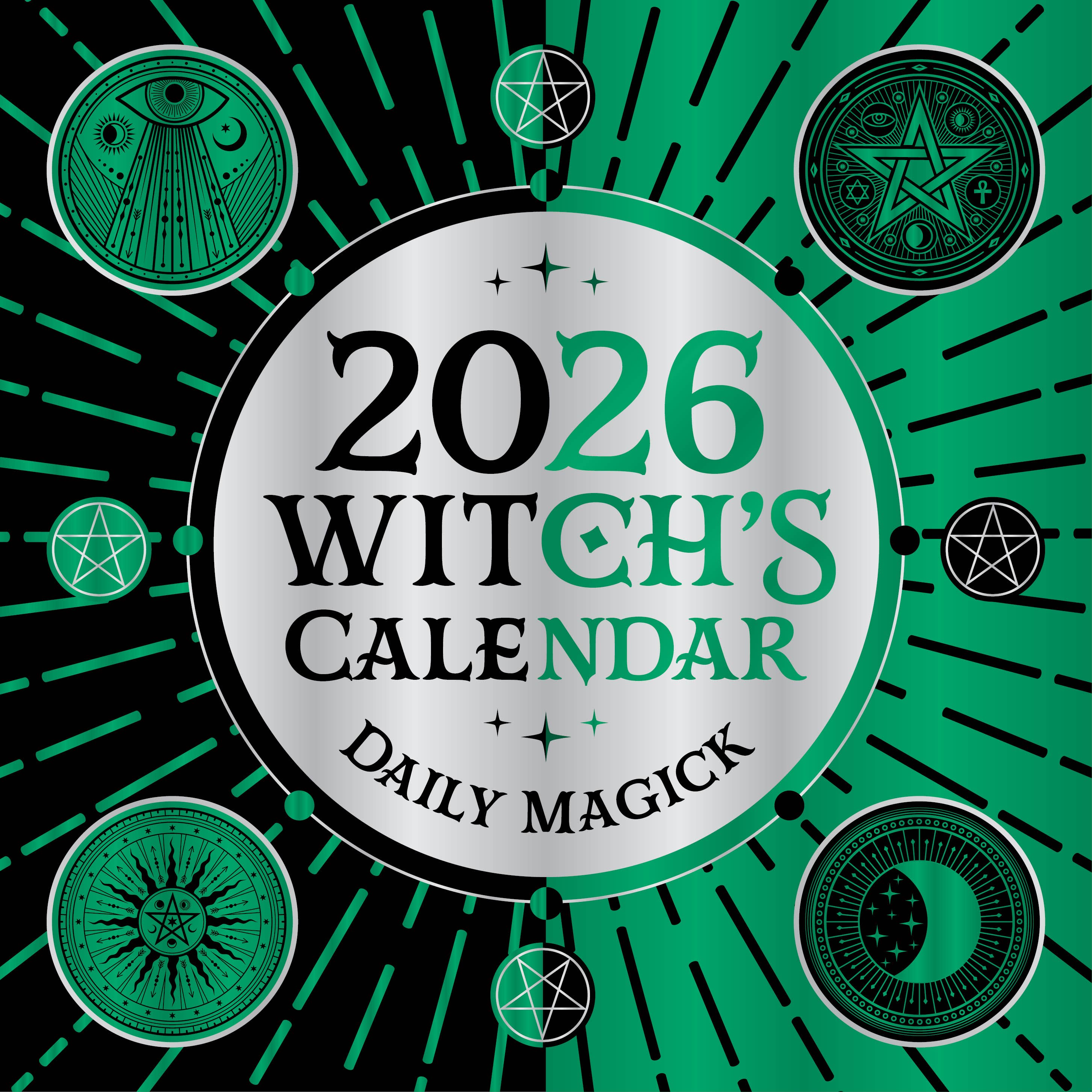 ROCKPOOL PUBLISHING - Wholesale Calendar - 2026 Witch's Calendar: Daily Magick1