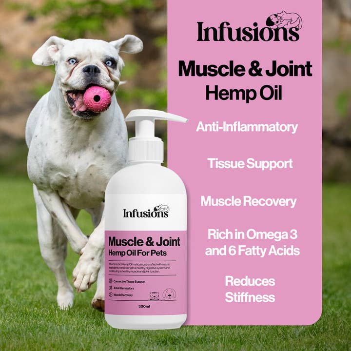 OurPetsLife - Wholesale Pet Supplement - Cat/Dog - Muscle & Joint Hemp Oil For Pets