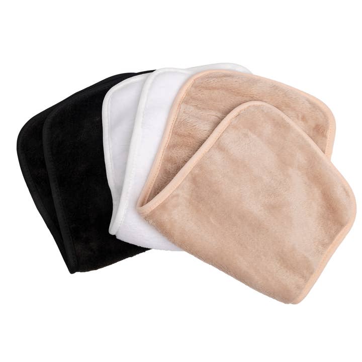 Core Home - Wholesale Makeup Remover - Set of 3 Makeup Remover Cloths With PEVA Bag - Pink1