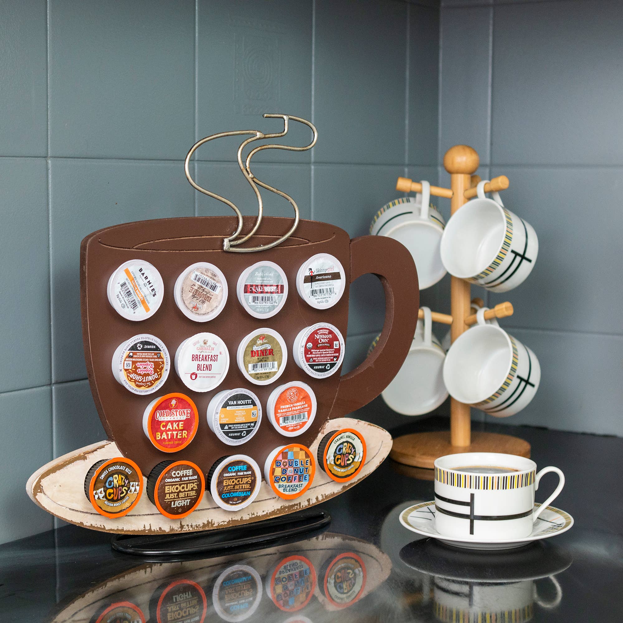 MADE EASY KIT - Wholesale Kitchen Storage/Organizer - Made Easy Kit Front Facing Countertop Coffee Pods Holder25