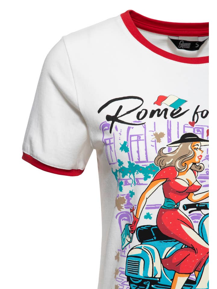 Btex Fashion GmbH / KING KEROSIN - Wholesale T-Shirt - Women's - Rome for Lovers T-shirt