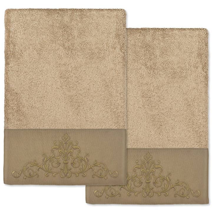 Sonata Broderade Handdukar för wholesale av Khalpera