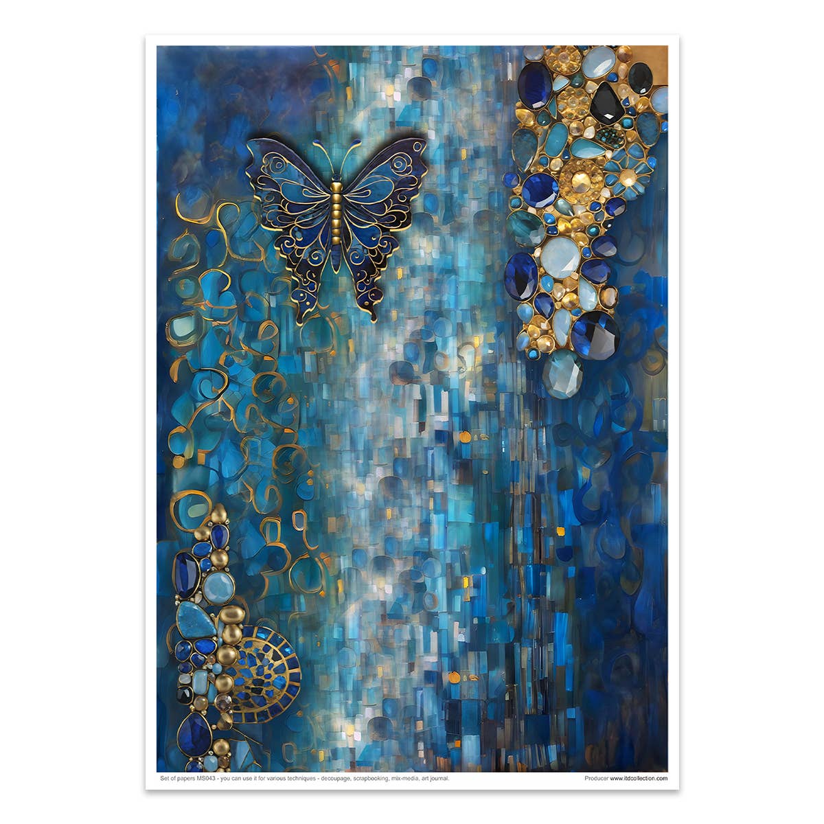 ITD Collection – material para artesanato por atacado – Kit Criativo MS043 - Inspirado em Klimt9