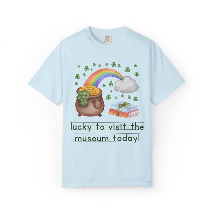 Opal and June - Wholesale Screen Printed T-Shirt - Women's - Lucky to Visit the Museum Today Tee7