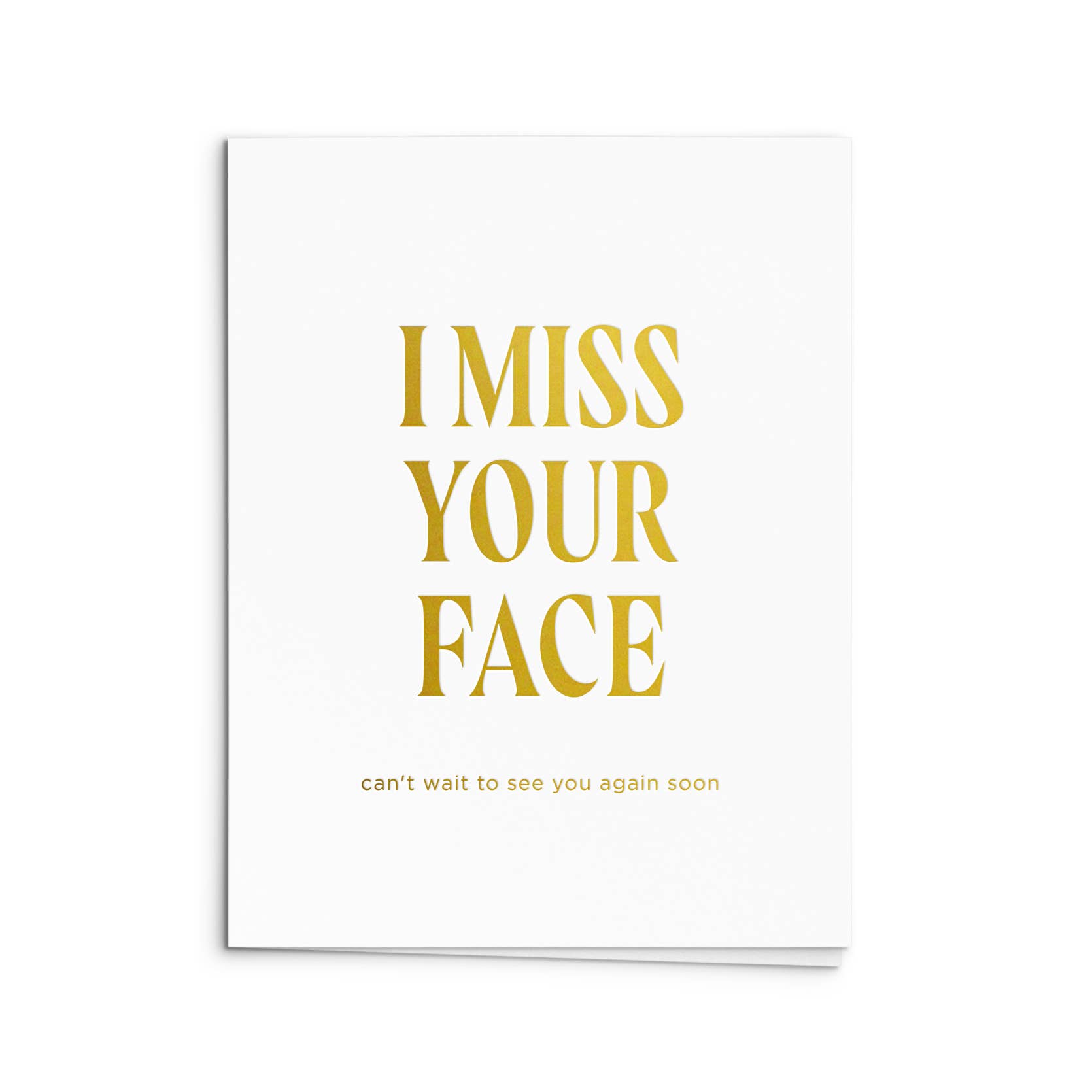 Smitten on Paper – Engroshandel Hverdagshilsen kort – Gå glip af dit ansigt lykønskningskort1