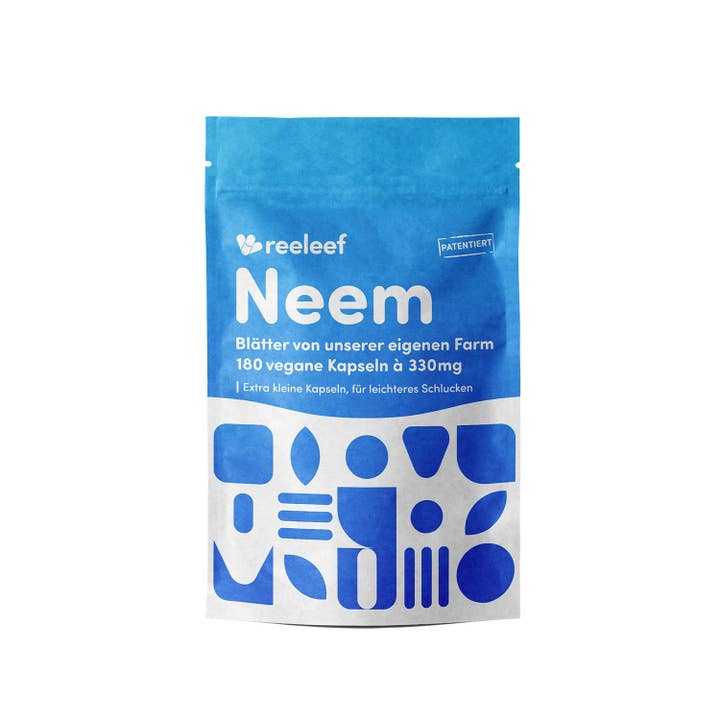 reeleef – Großhandel Nahrungsergänzungsmittel/Vitamin zum Einnehmen – Vegane Neem Kapseln mit reinem, hoch qualitativem Neempulver1