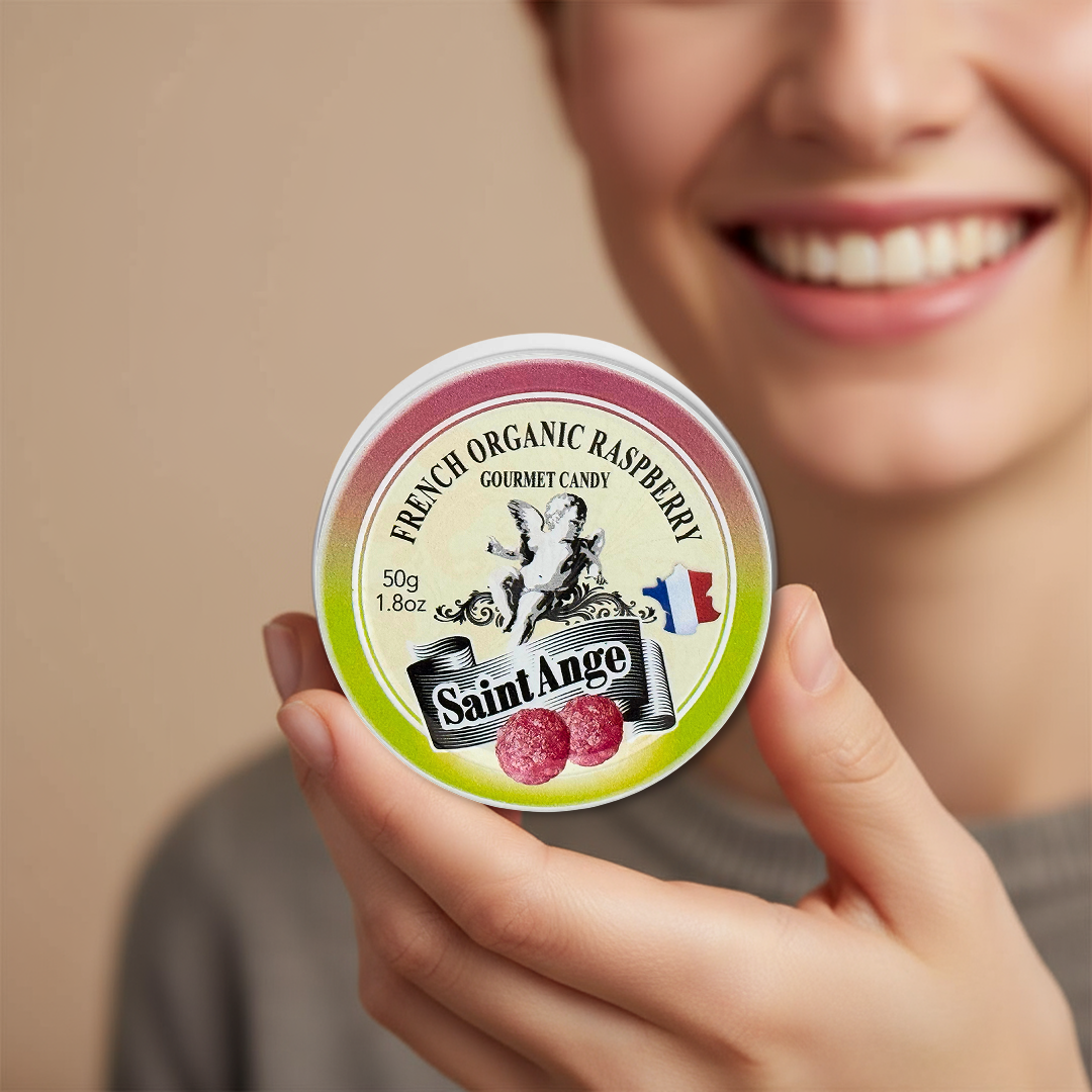 Bonbon-France - Vente Bonbons durs - Saint-Ange BIO Framboise3