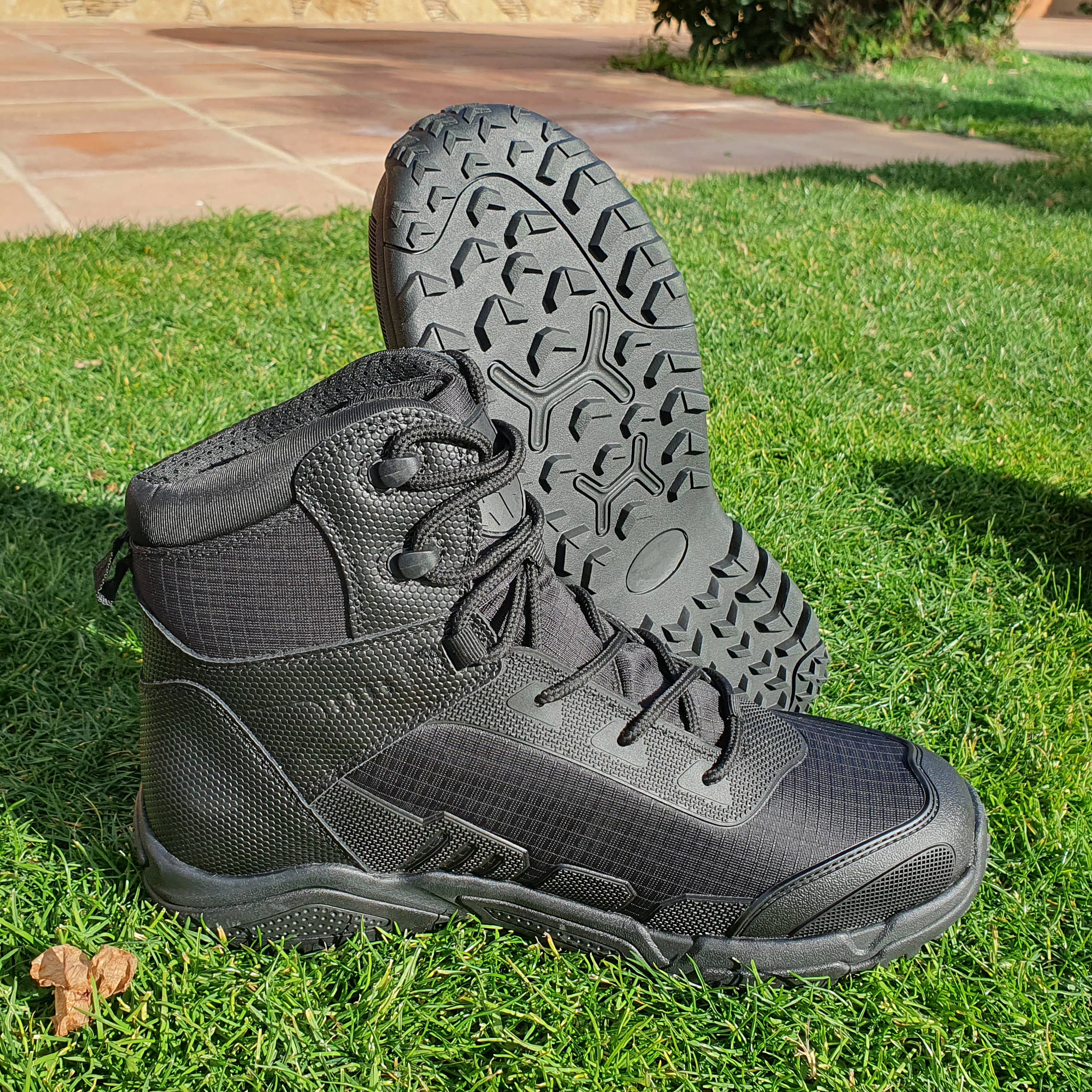 Ivedin - Wholesale Combat/Military Boots - Men's - CluCluC Insignia | Black Tactical Military Police Boots11