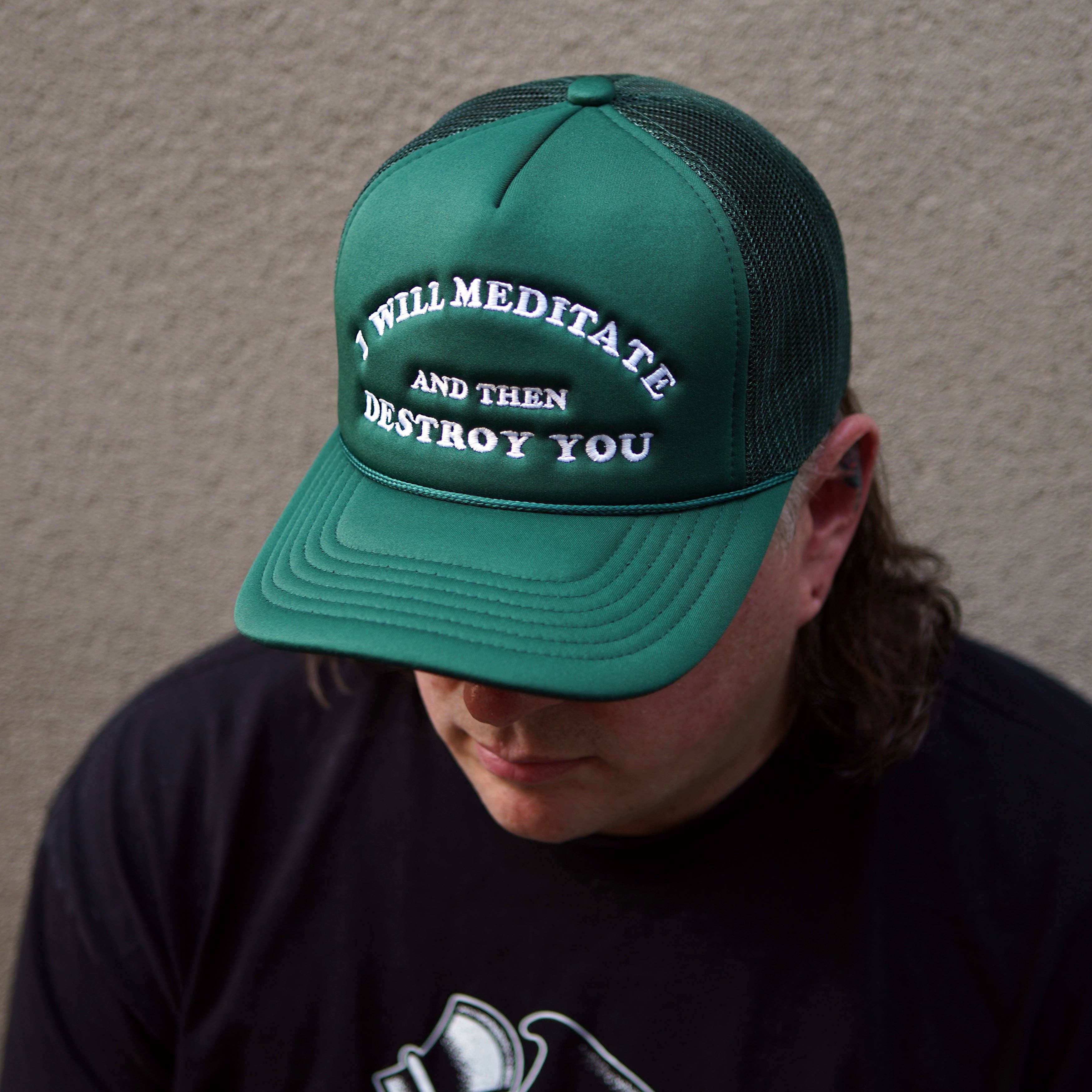 Stuntin Goods - Wholesale Trucker Hat - Unisex - Yoga Flame Foam Trucker Hat6