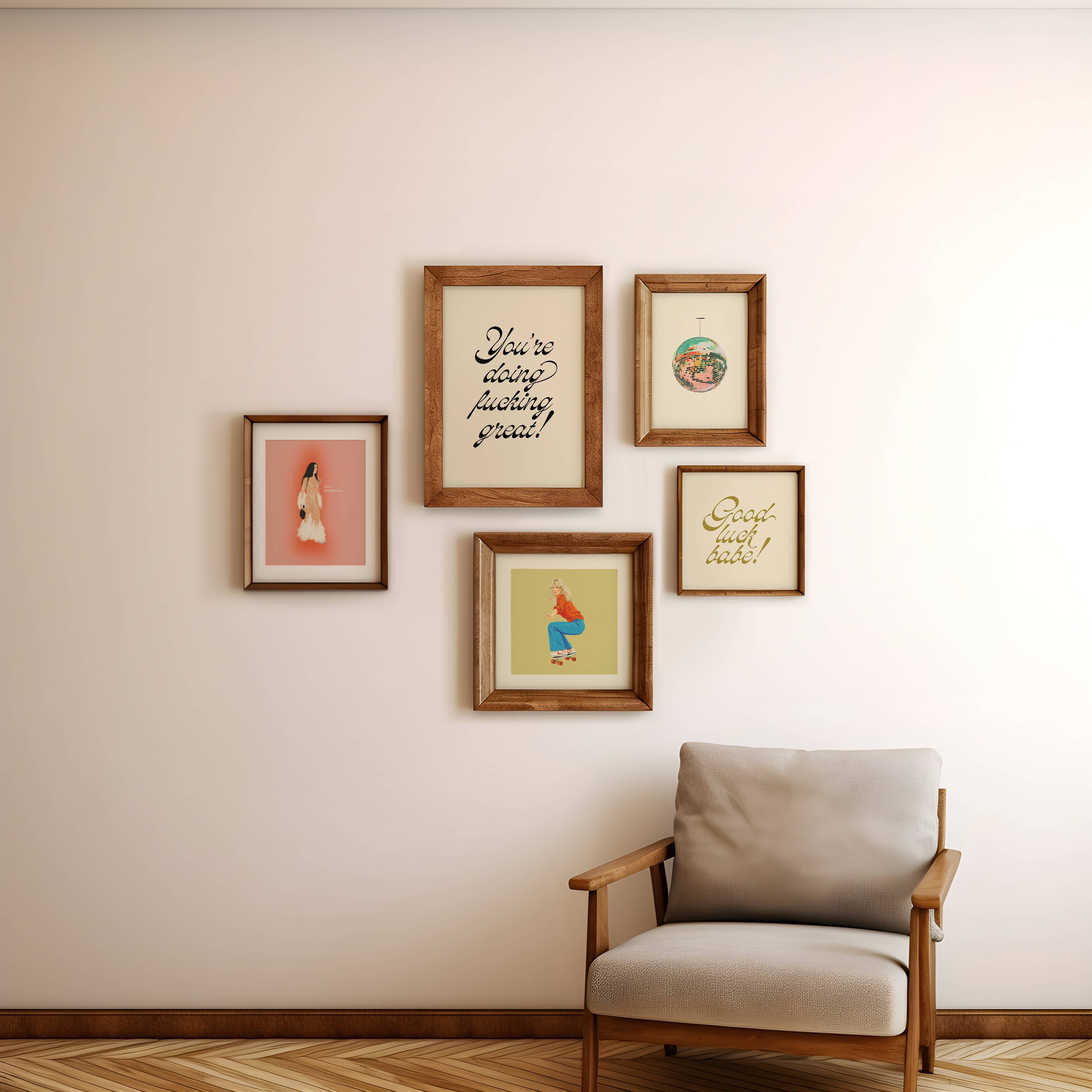 Artbaby & Co. – wholesale Konsttryck – Farrah Fawcett Skateboard 1976 Konsttryck1