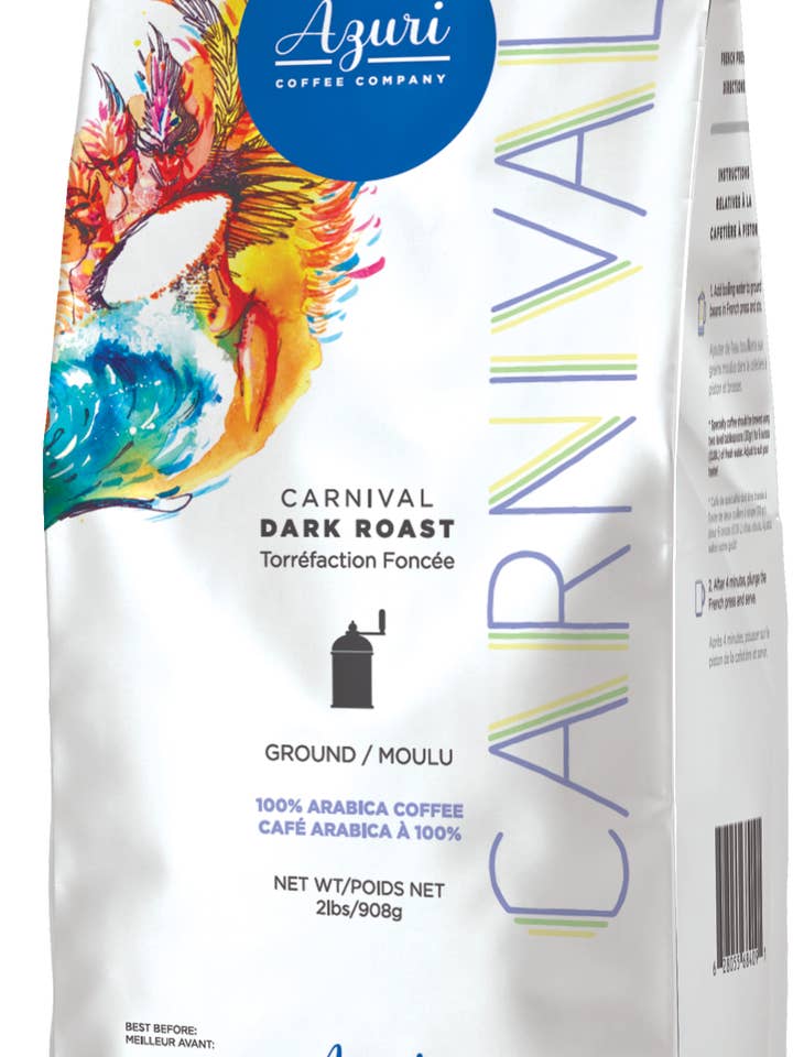 Carnival blandning marken 1lb/454gr för wholesale av Azuri Coffee