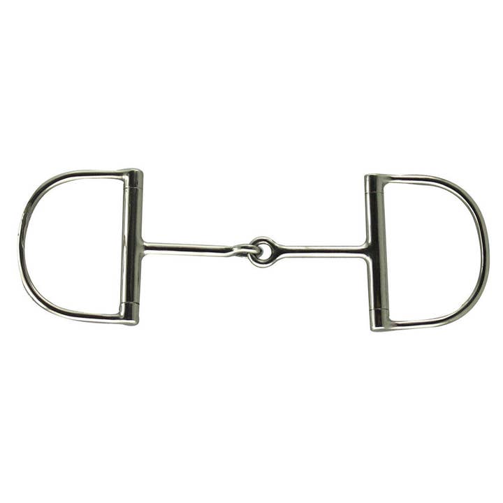 Stainless Steel Dee Large Light Mouth Snaffle Bit for wholesale by Intrepid International