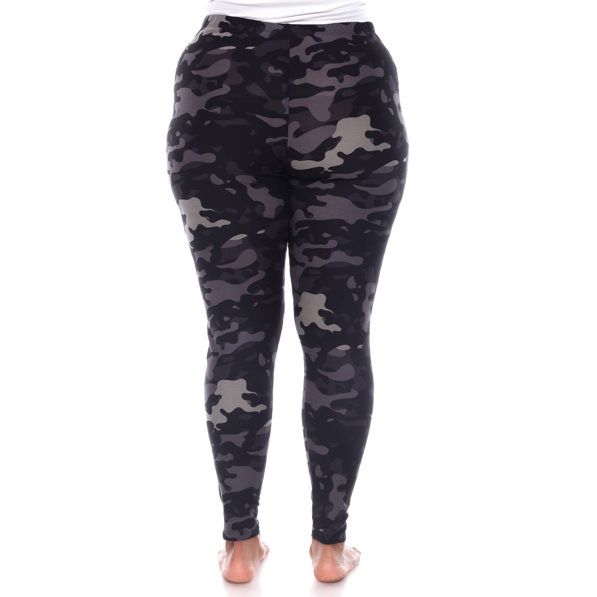 WHITE MARK - Wholesale Fashion Leggings - Women's - Plus Size Super Soft High-Rise Camo Printed Leggings7
