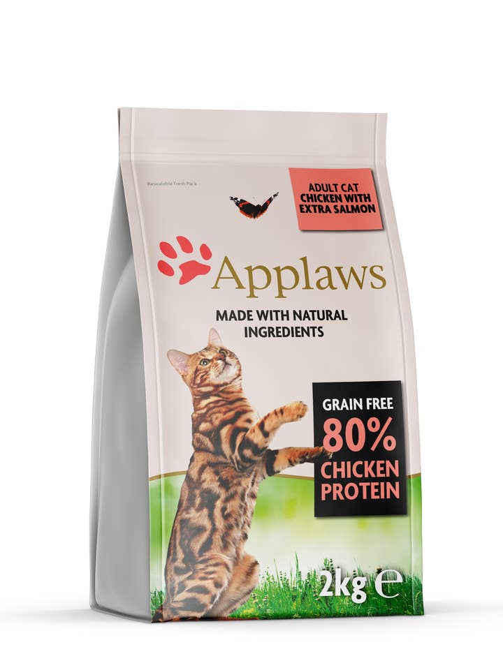 Pollo e salmone per adulti Applaws CAT DRY 2 kg. per la vendita all'ingrosso da parte di Finest Petfoods