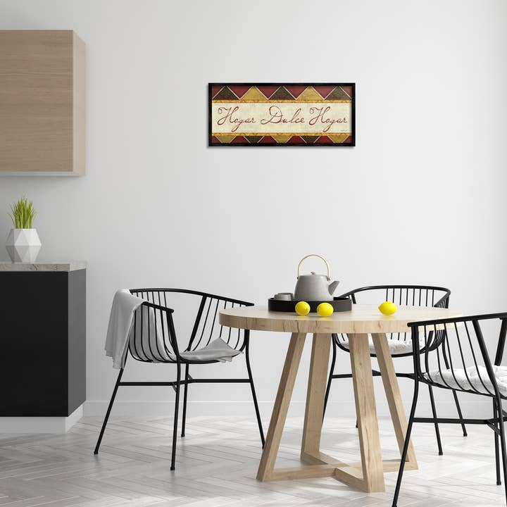 Stupell Industries - Wholesale Wall Decor - Kids & Baby - Hogar Dulce Hogar PatrĂ³n Tradicional Framed Giclee Art1