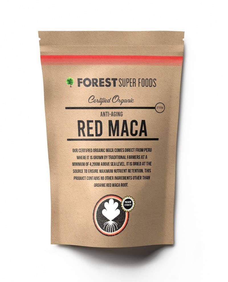 Forest Super Foods - Wholesale Protein/Superfood Powder - Certified Organic Red Maca Root Powder0