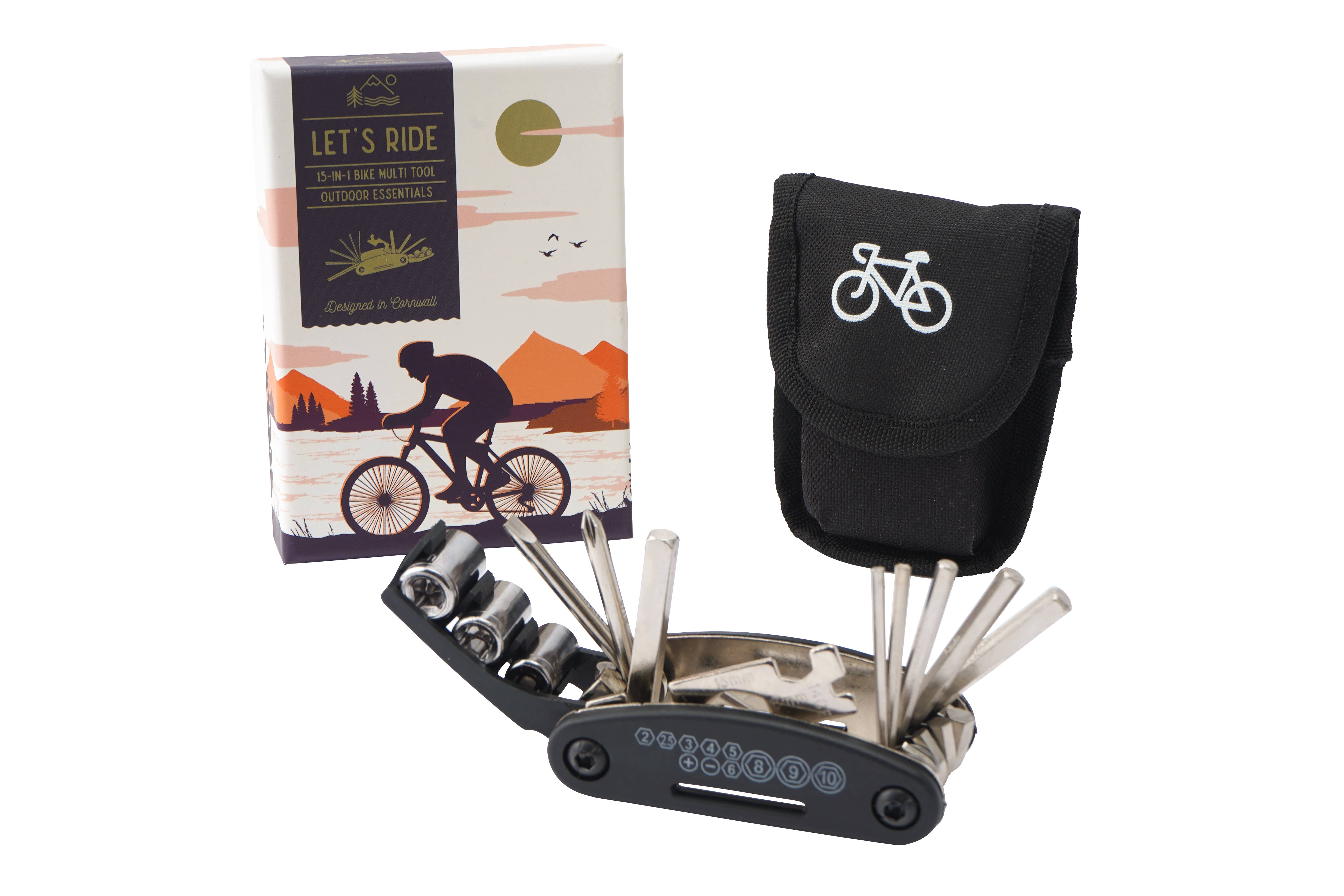 CGB Giftware - Vendita all'ingrosso Strumento multifunzione - Multiutensile da bicicletta 15 in 1 Wild and Free1