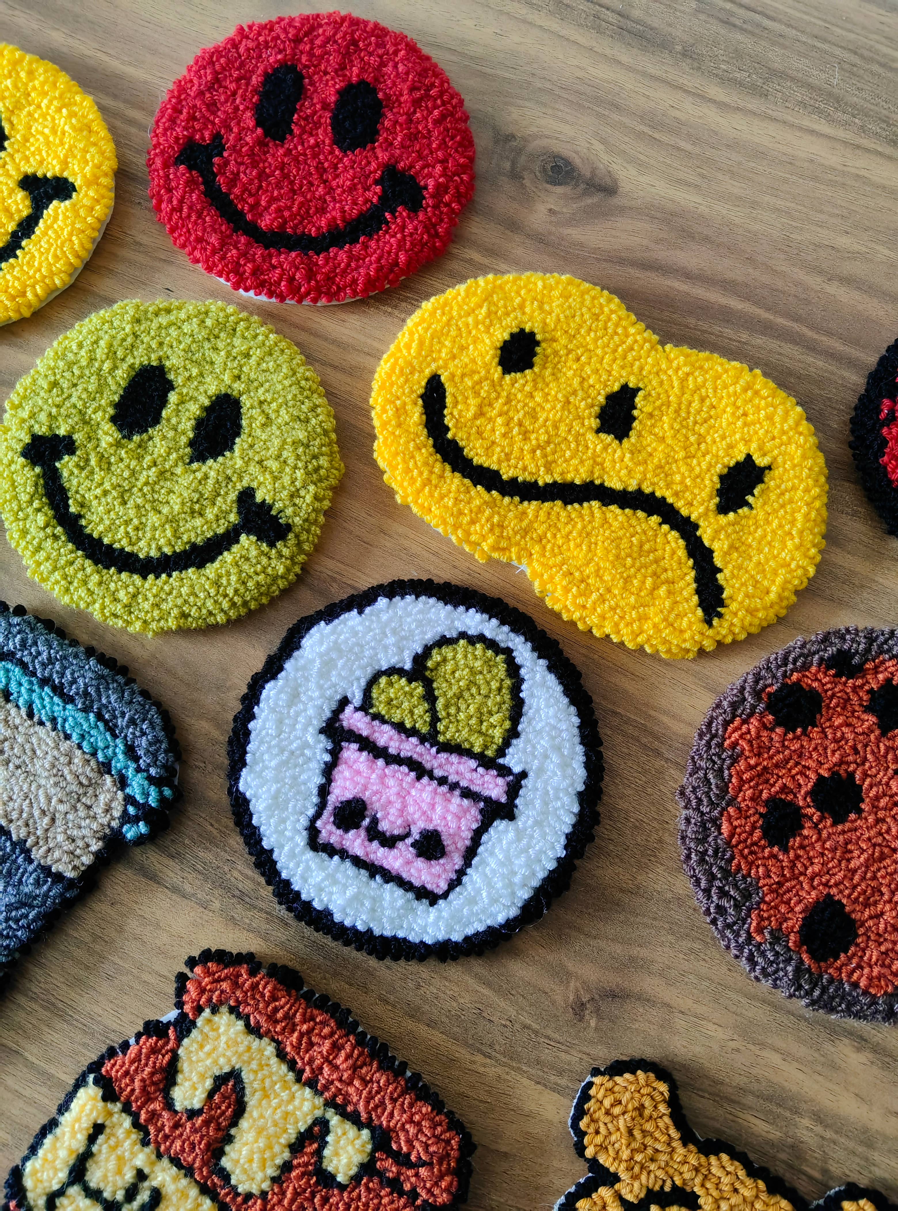 despinacrafting - Wholesale Coasters - Punch Needle Mug Rug, Coffee Coaster6