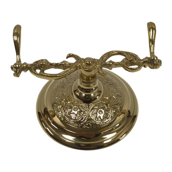 Madison Bay Co. - Historical Home Decor Reproductions - Wholesale Pen & Pencil Holder - 3-1/2" Polished Brass Pen Holder w/ Bone Nib Pen