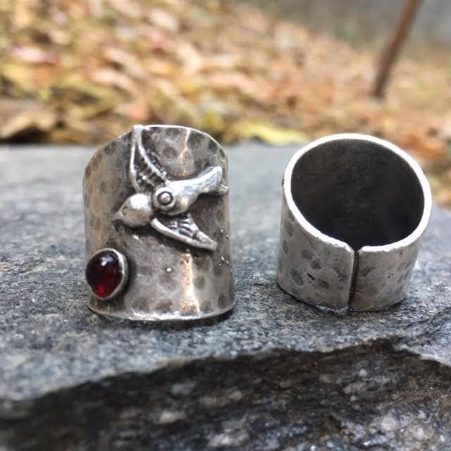 Volare - Wholesale Band/Stacked Ring - Wide Band Freedom flight Ring1