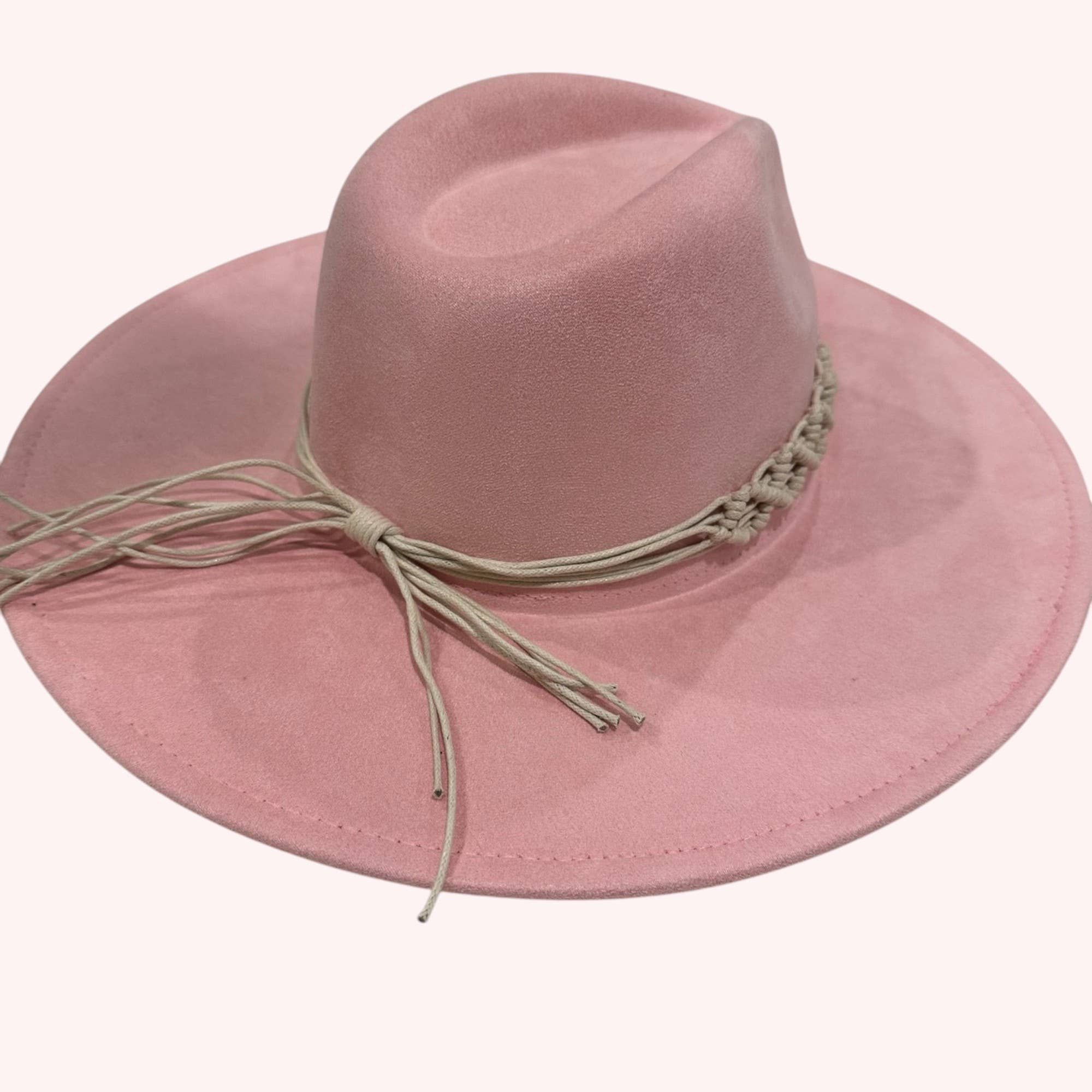 Queens INC - Wholesale Hat Accessory - Women's - Handwoven Macramé Hat Band – Set of 3 (Boho Chic Adjustable)4