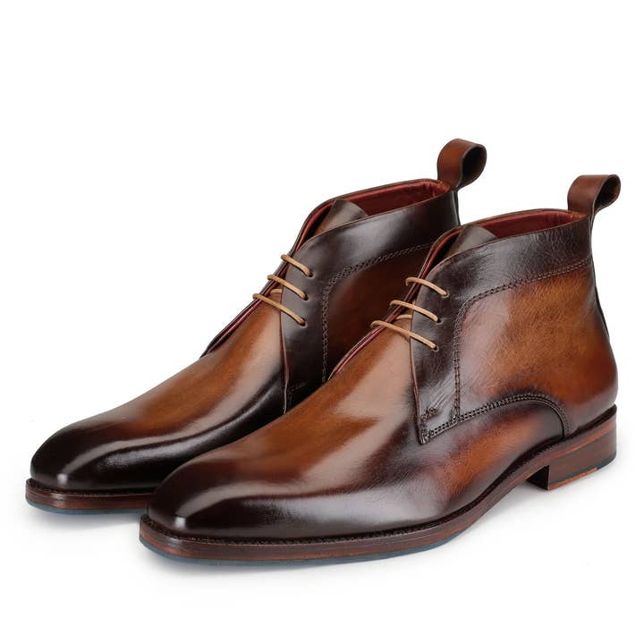 Chukka Boots- Brown for wholesale by The Royale Leather