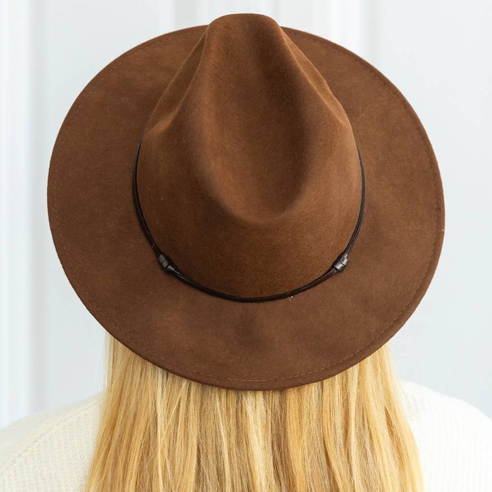 TRAVAUX EN COURS... - Wholesale Fedora - Women's - FELT HAT - leather band, sewn brim27