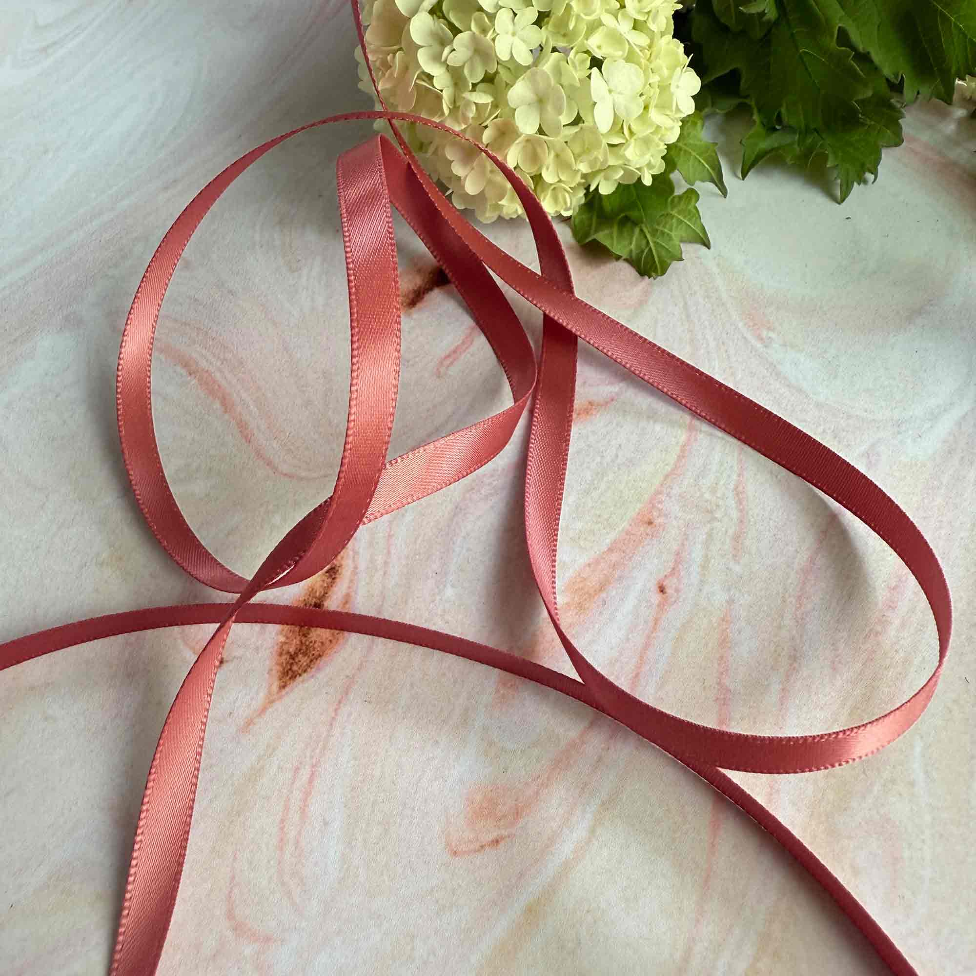 Imaginediy - Wholesale Ribbon - Gift Wrapping - Cinnamon Blush Satin Ribbon in various width rolls0