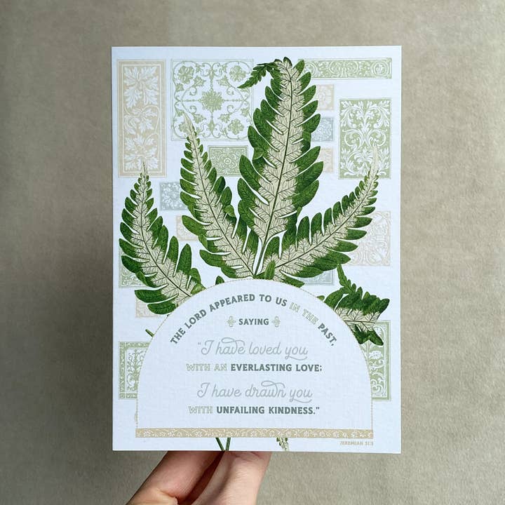 Carte de l'Écriture d'Amour Éternel pour la vente par The Happy Envelope